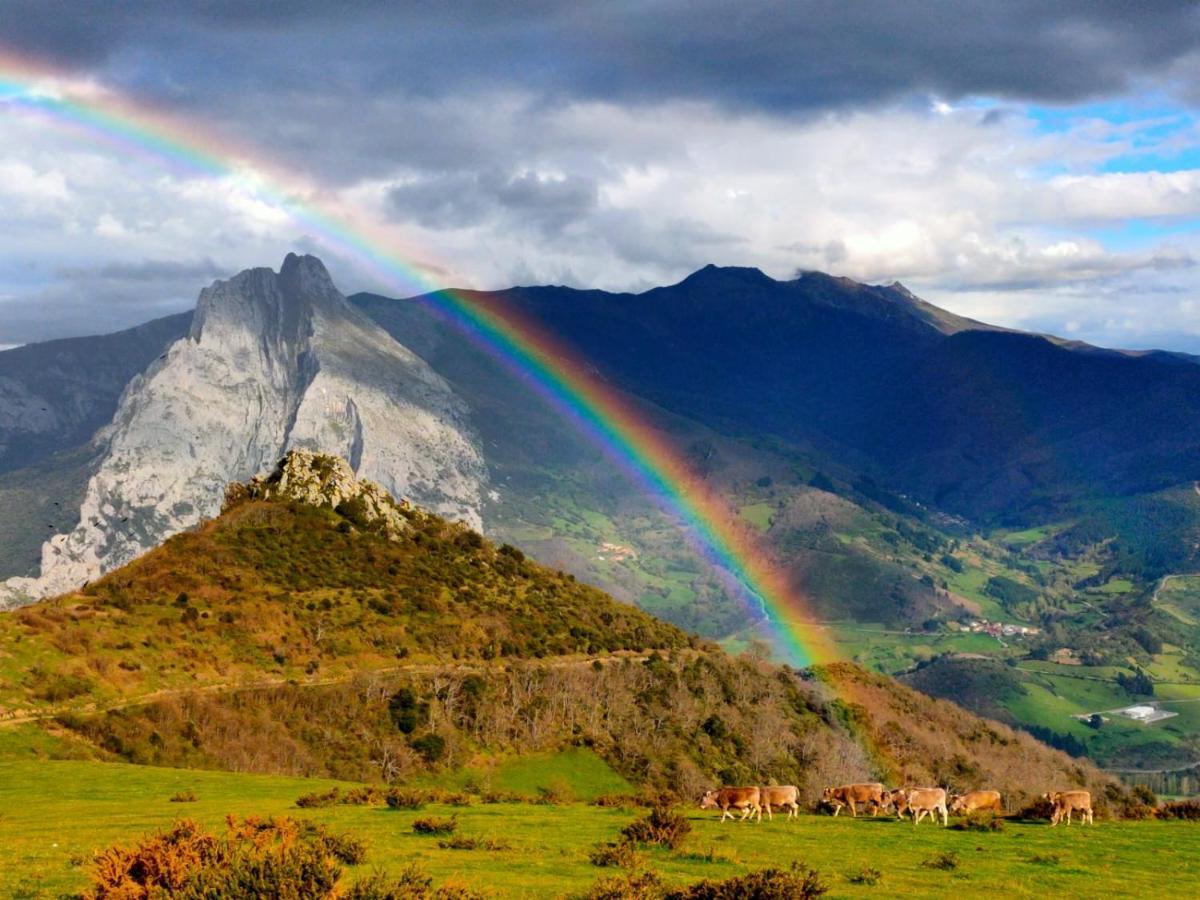 Casa Rural El Enebral En Potes Picos De Euopa Colio Esterno foto